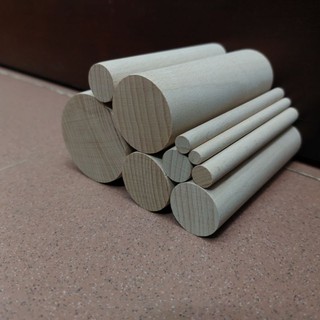 ( Gỗ Dẻ Gai- Đủ size) Thanh Gỗ Tròn Đẹp Dài 10cm ( gỗ Beech)