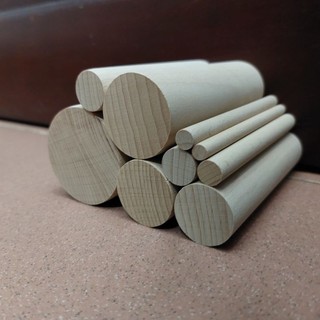 ( Gỗ Dẻ Gai- Đủ size) Thanh Gỗ Tròn Đẹp Dài 10cm ( gỗ Beech)