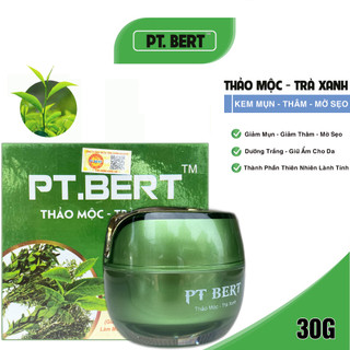 Ptbert thảo mộc trà xanh giúp giảm mụn, giảm thâm, mờ sẹo dung tích: 10g/15g/20g/25g/30g - chính hãng
