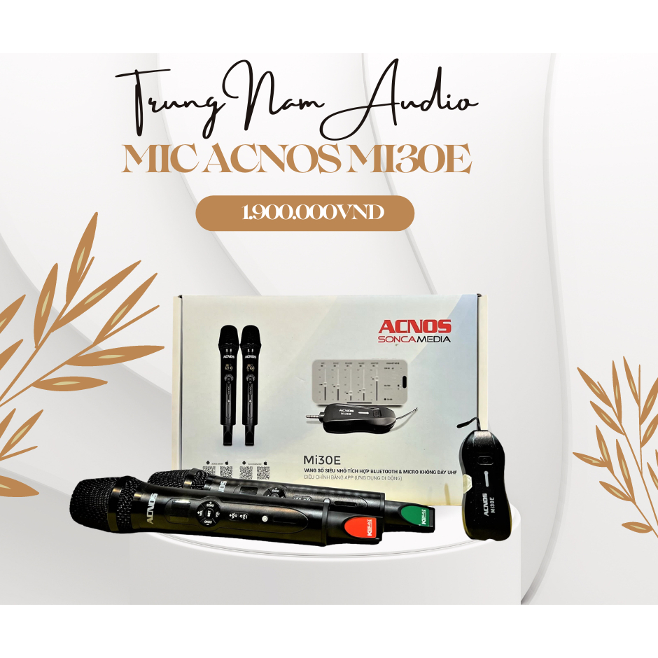 Micro Acnos Mi30E Chính hãng giá tốt