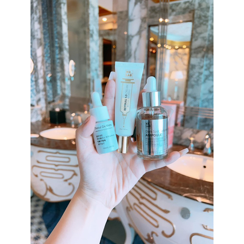 Combo sản phẩm retinal krlab+ serum nám kr.lab 50gam hạn dùng 2026