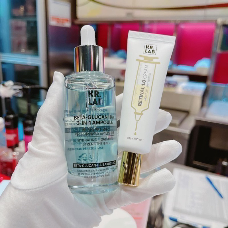 Combo sản phẩm retinal krlab+ serum nám kr.lab 50gam hạn dùng 2026