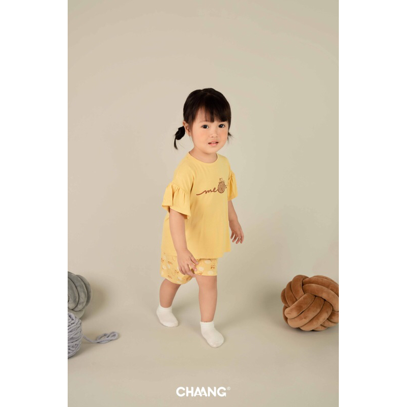 Chaang bộ cộc tay cúc vai cho bé trai bé gái SS23