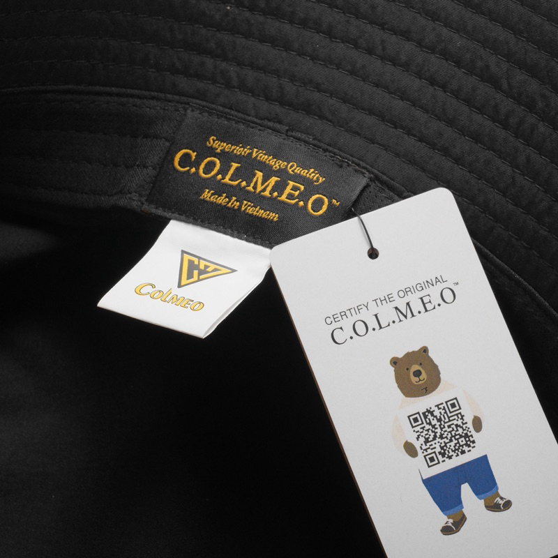 Mũ bucket Meowist cao cấp, nón bucket logo vành tròn cụp vải kaki form unisex Colmeo