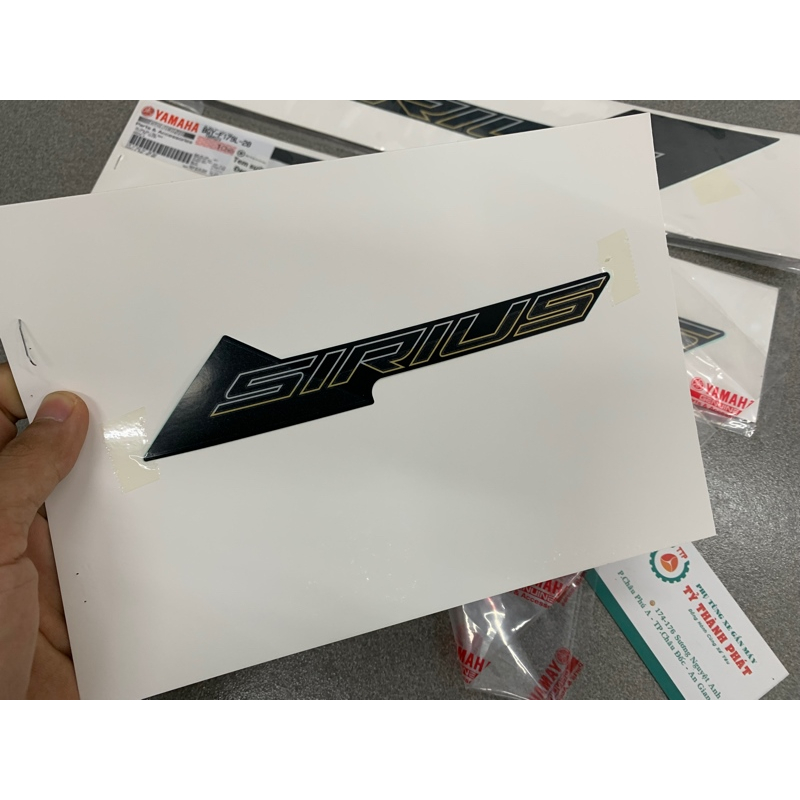 Tem bửng ngoài Sirius 22 Đen trên bên Trái