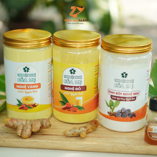 Tinh Bột Nghệ Nguyên Chất Của Mẹ 250g-500g tặng kèm mật ong, Tinh Bột Nghệ Nhà Làm, hỗ trợ hệ tiêu hóa, đắp mặt làm đẹp