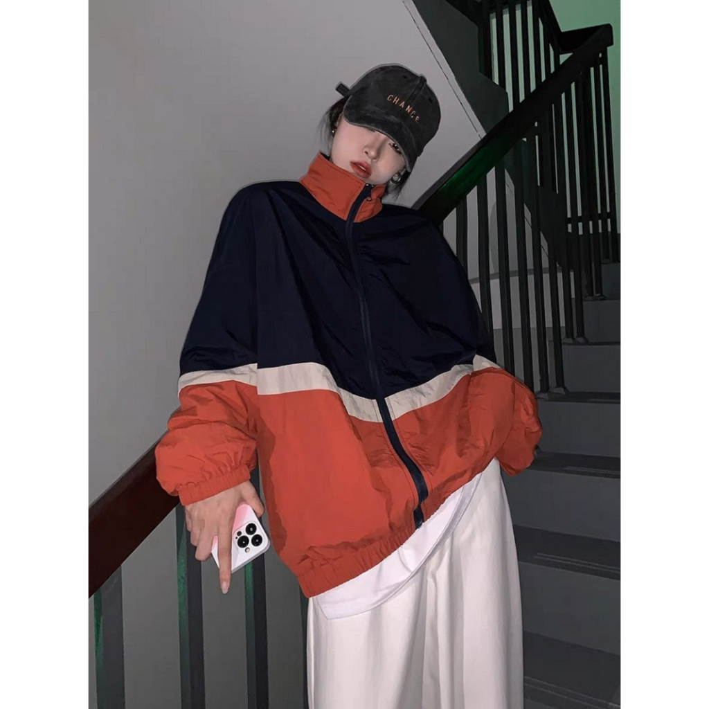 Áo Khoác Dù Nam Nữ Cổ Đứng Phối Màu Mẫu Mới - MỘC QUYÊN FASHION | BigBuy360 - bigbuy360.vn
