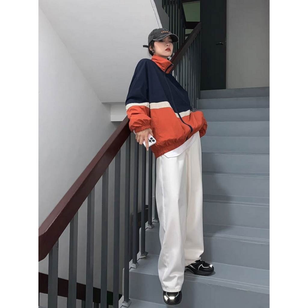 Áo Khoác Dù Nam Nữ Cổ Đứng Phối Màu Mẫu Mới - MỘC QUYÊN FASHION | BigBuy360 - bigbuy360.vn