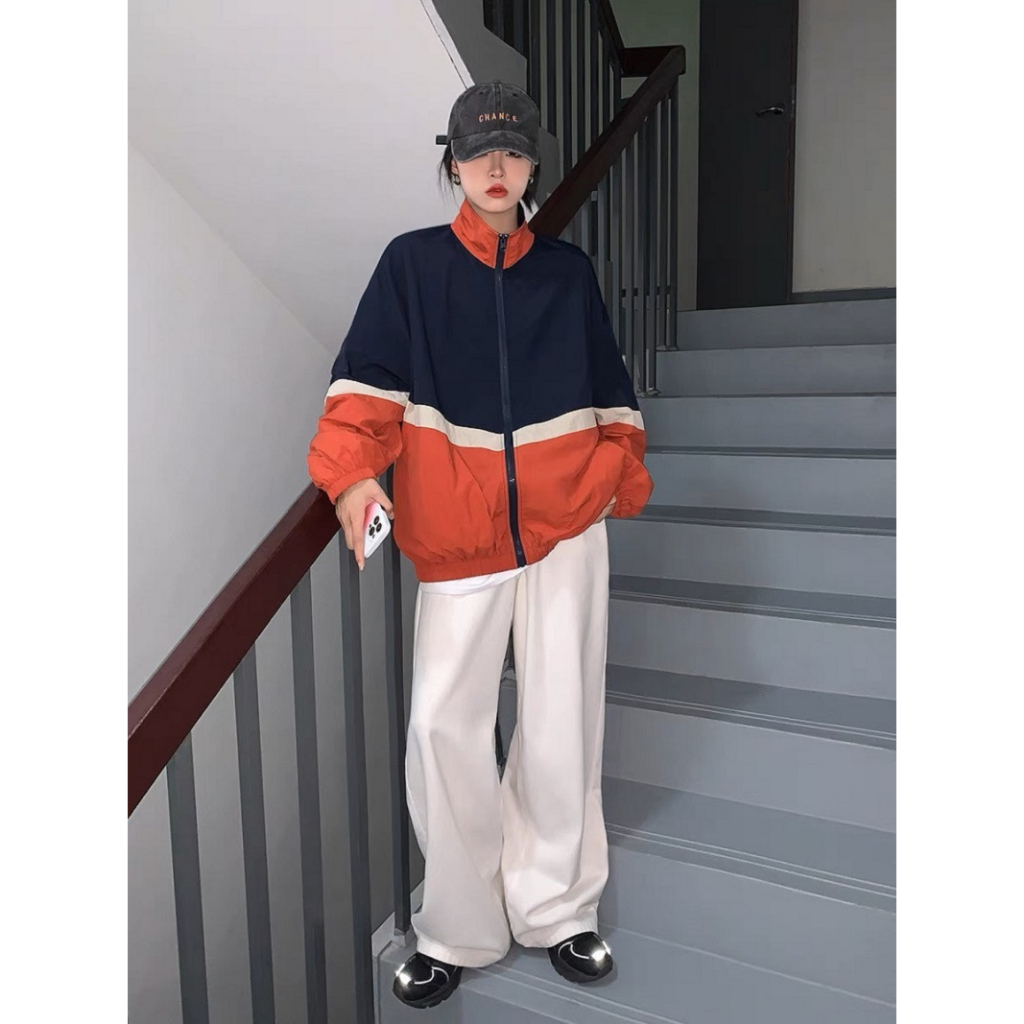 Áo Khoác Dù Nam Nữ Cổ Đứng Phối Màu Mẫu Mới - MỘC QUYÊN FASHION | BigBuy360 - bigbuy360.vn