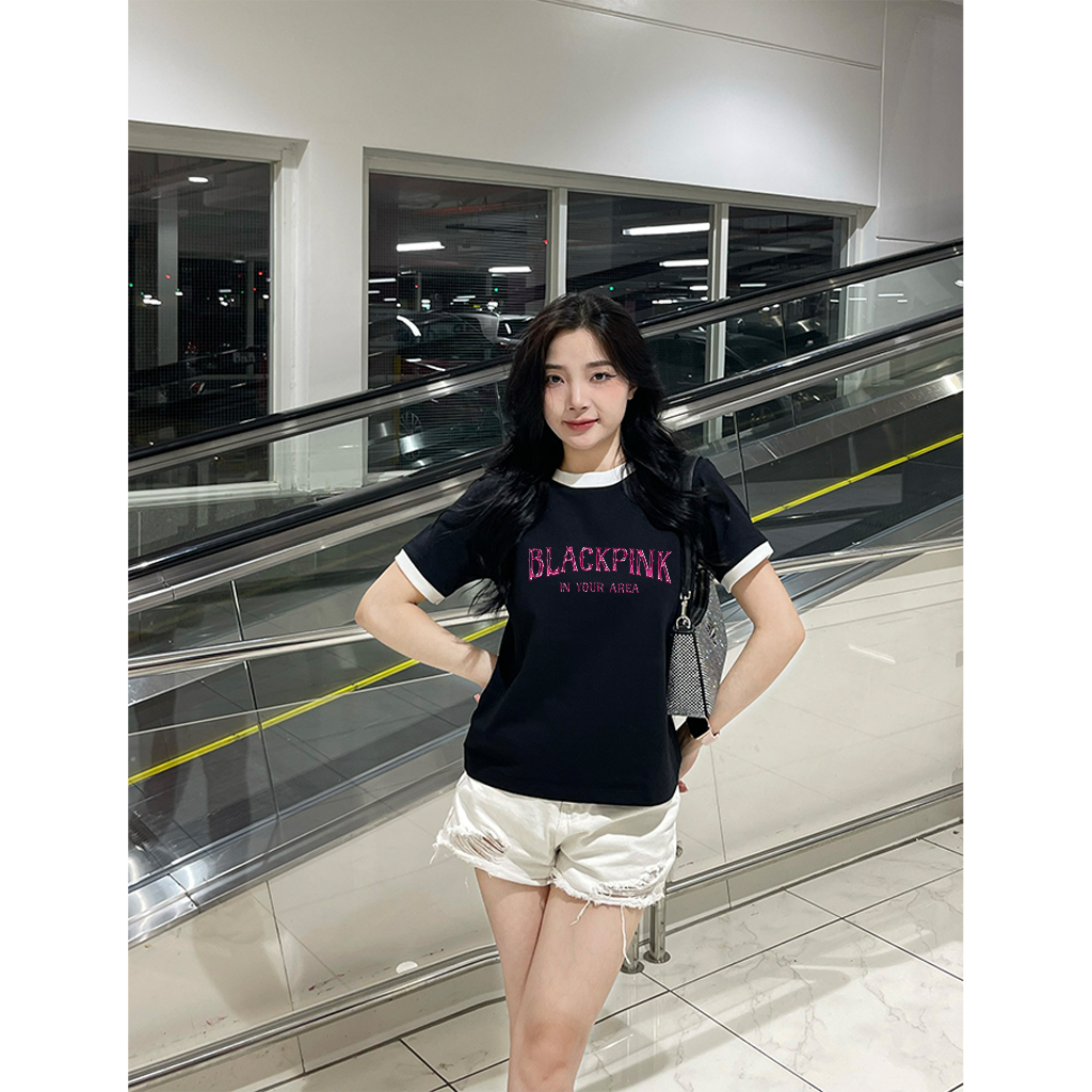 ÁoThun Baby Tee BLACKPINK unisex phông Nam Nữ Local Brand Chính Hãng Mi Midori