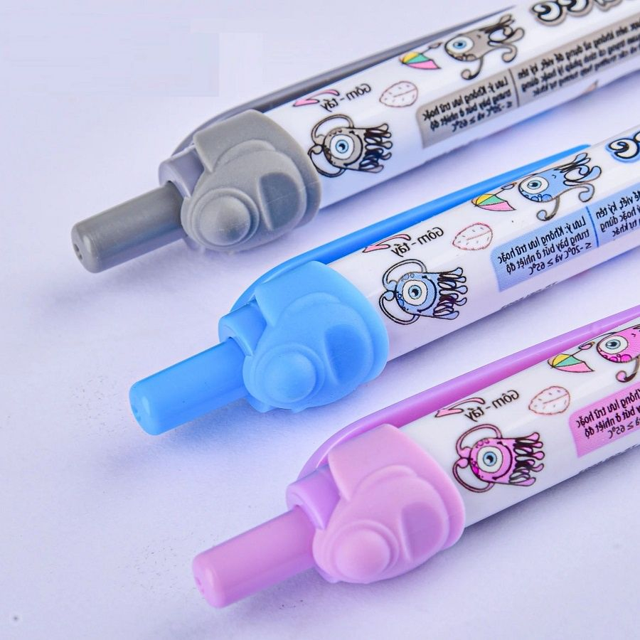 Bút Gel xóa được Mondee Điểm 10 TP-GELE003 / Bút nước tẩy được Gel E003 dạng bấm có ngòi thay GRE003 nét 0.5mm