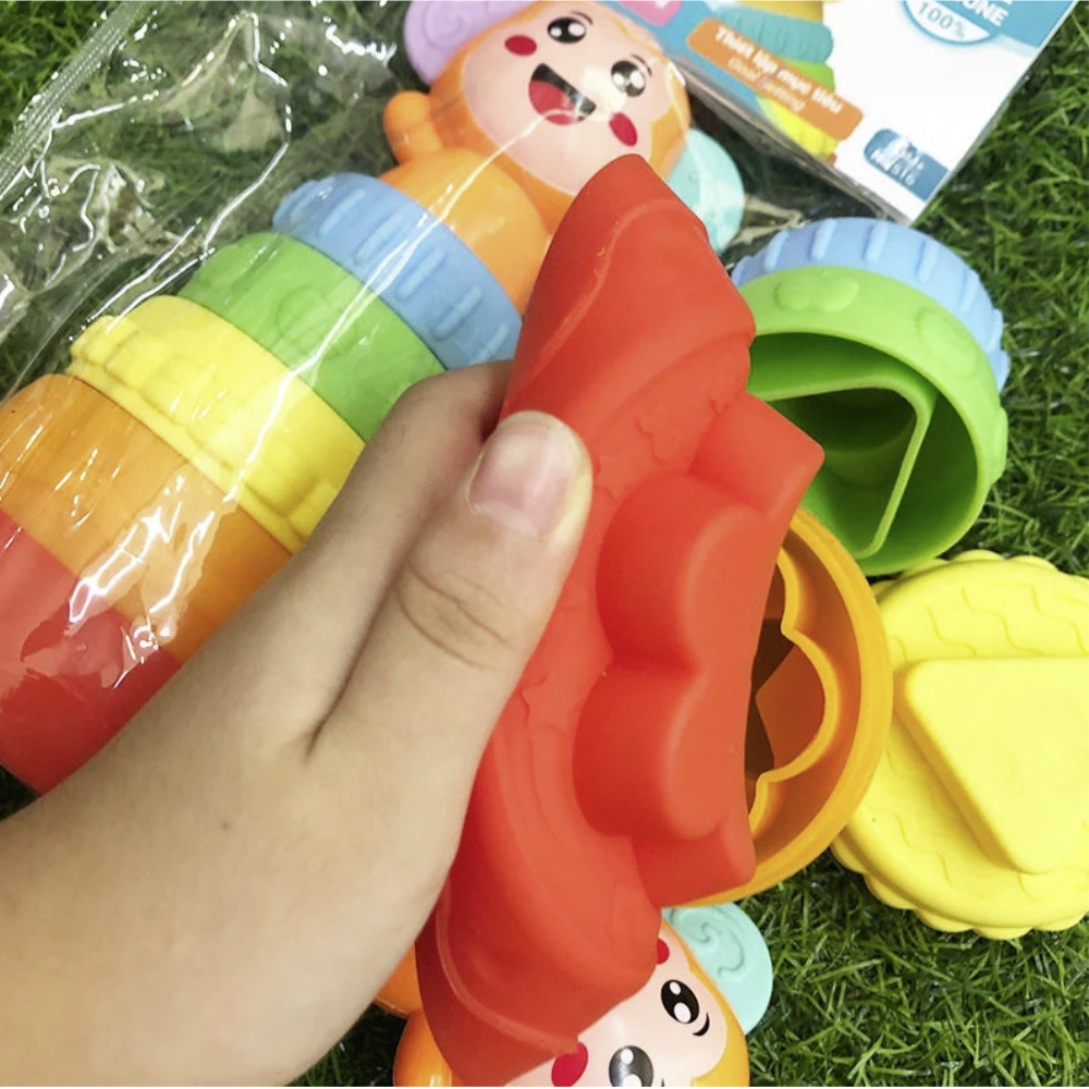 Đồ Chơi Xếp Tháp Chồng Antona Hình Khỉ - Đồ Chơi Giáo Dục Sớm, Phát Triển Các Kỹ Năng, Thiết Lập Mục Tiêu Cho Bé