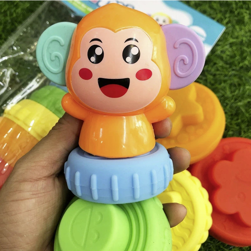 Đồ Chơi Xếp Tháp Chồng Antona Hình Khỉ - Đồ Chơi Giáo Dục Sớm, Phát Triển Các Kỹ Năng, Thiết Lập Mục Tiêu Cho Bé