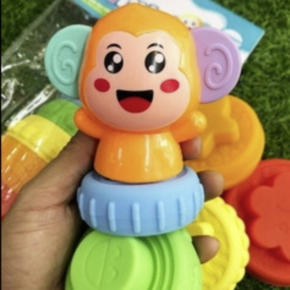 Đồ Chơi Xếp Tháp Chồng Antona Hình Khỉ - Đồ Chơi Giáo Dục Sớm, Phát Triển Các Kỹ Năng, Thiết Lập Mục Tiêu Cho Bé