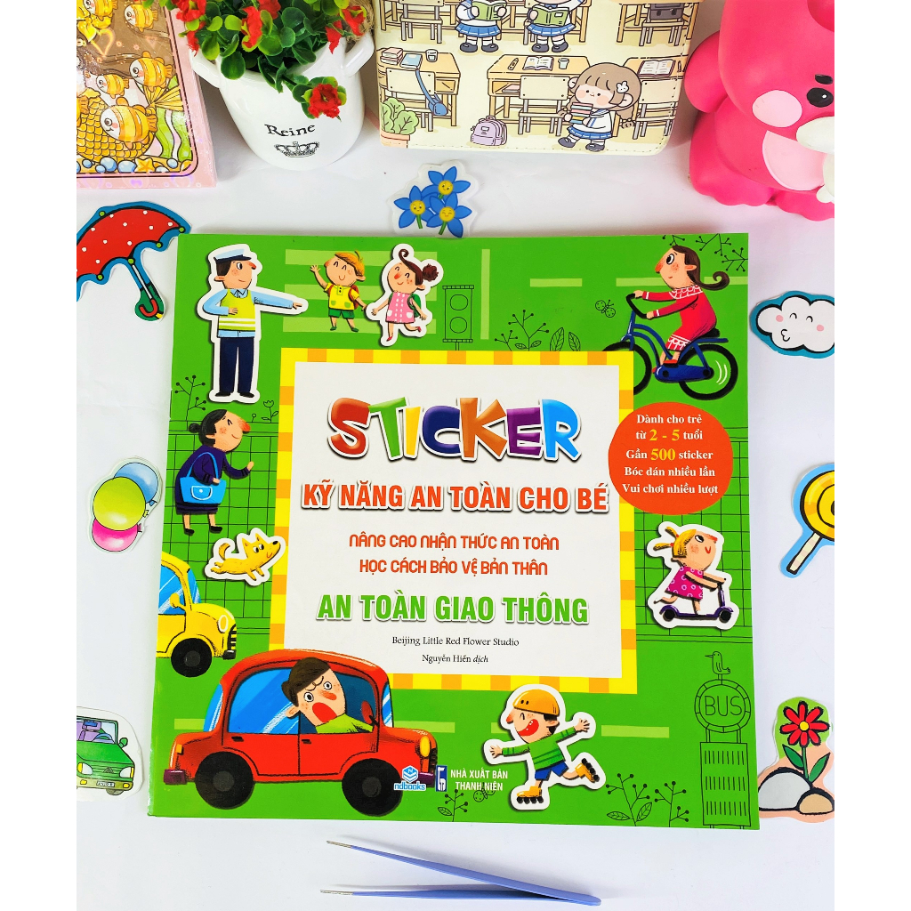 Sách - Combo 6 cuốn Sticker Kỹ Năng An Toàn Cho Bé - ndbooks