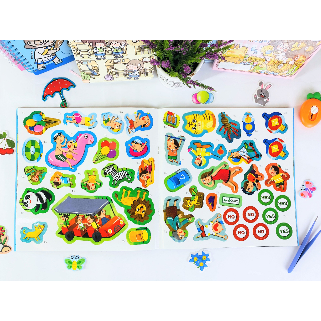 Sách - Combo 6 cuốn Sticker Kỹ Năng An Toàn Cho Bé - ndbooks