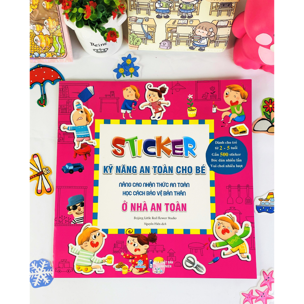 Sách - Combo 3 cuốn Sticker Kỹ Năng An Toàn Cho Bé - ndbooks