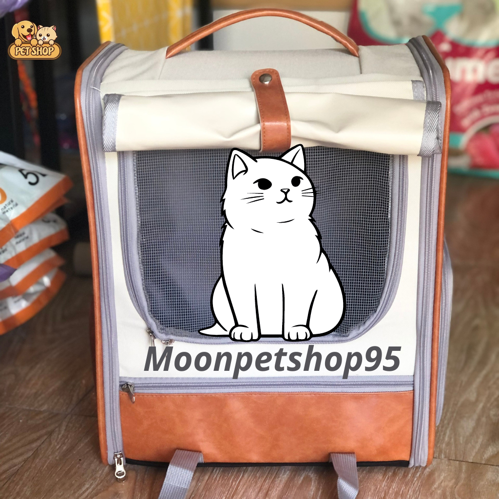 Túi vận chuyển balo du lịch cho chó mèo Mulet-Moonpetshop95