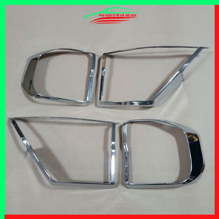 Ốp viền đèn pha hậu mạ Crom cho xe - Everest 2023-2024