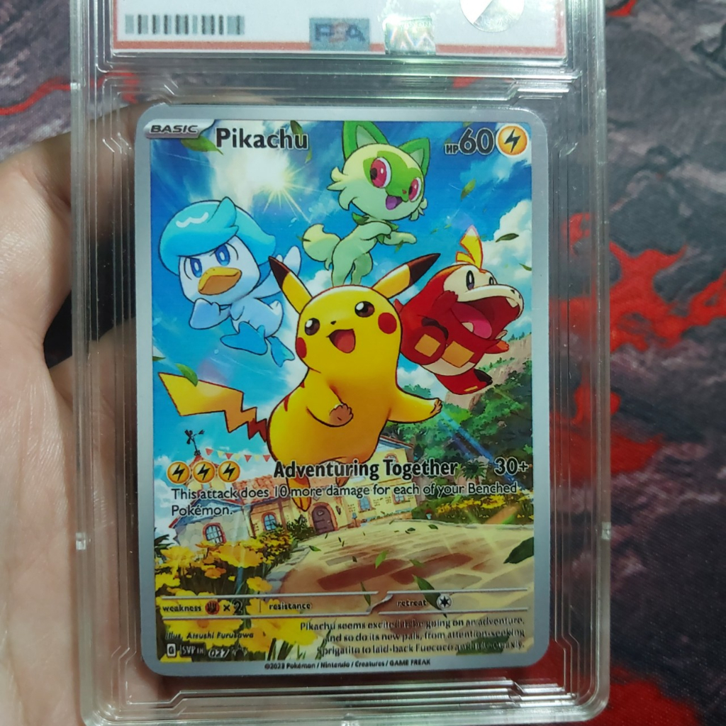 Thẻ Pokemon Pikachu GSVP IN 027 thế hệ 3 he Gen 7 tặng bọc bảo quảng 1459 d27 16
