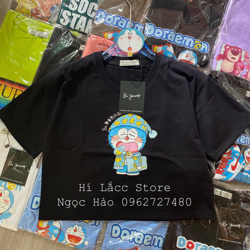 Áo thun áo croptop doremon doraemon