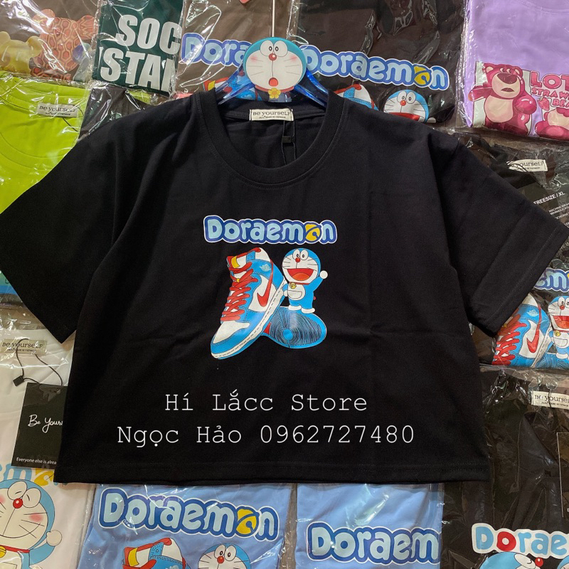 Áo thun áo croptop doremon doraemon