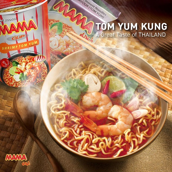 Mì Ly Mama Thái Lan Tôm Chua/Thịt Heo Bằm/Vịt Tiềm 60G/Ly