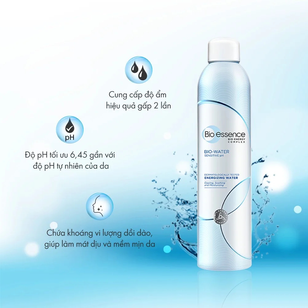 Bio-essence Xịt khoáng Bio-water Energizing Water 50% (300ml)