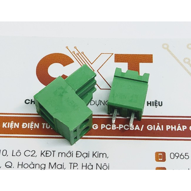 (Domino 5.08) Cầu đấu nối 5.08mm 2P 3P 4P 5P 6P chân thẳng (Terminal Block 2EDG5.08)