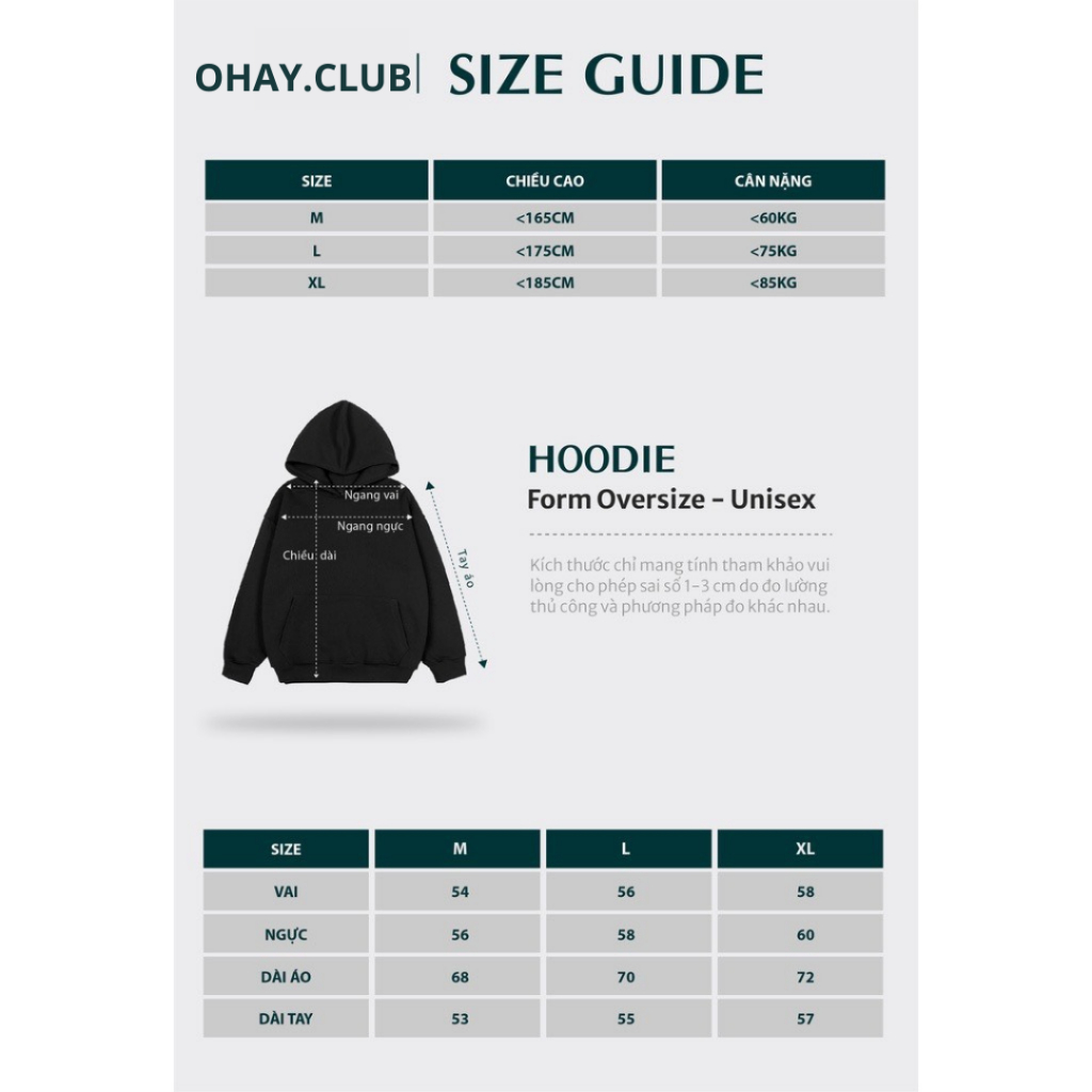 Áo Hoodie Nỉ, Localbrand, Tem Cao Su, Nam Nữ, Form Rộng, Mũ To 2 Lớp, Dây Kéo, Màu Đen/Xám/Kem Thương Hiệu ohay.club
