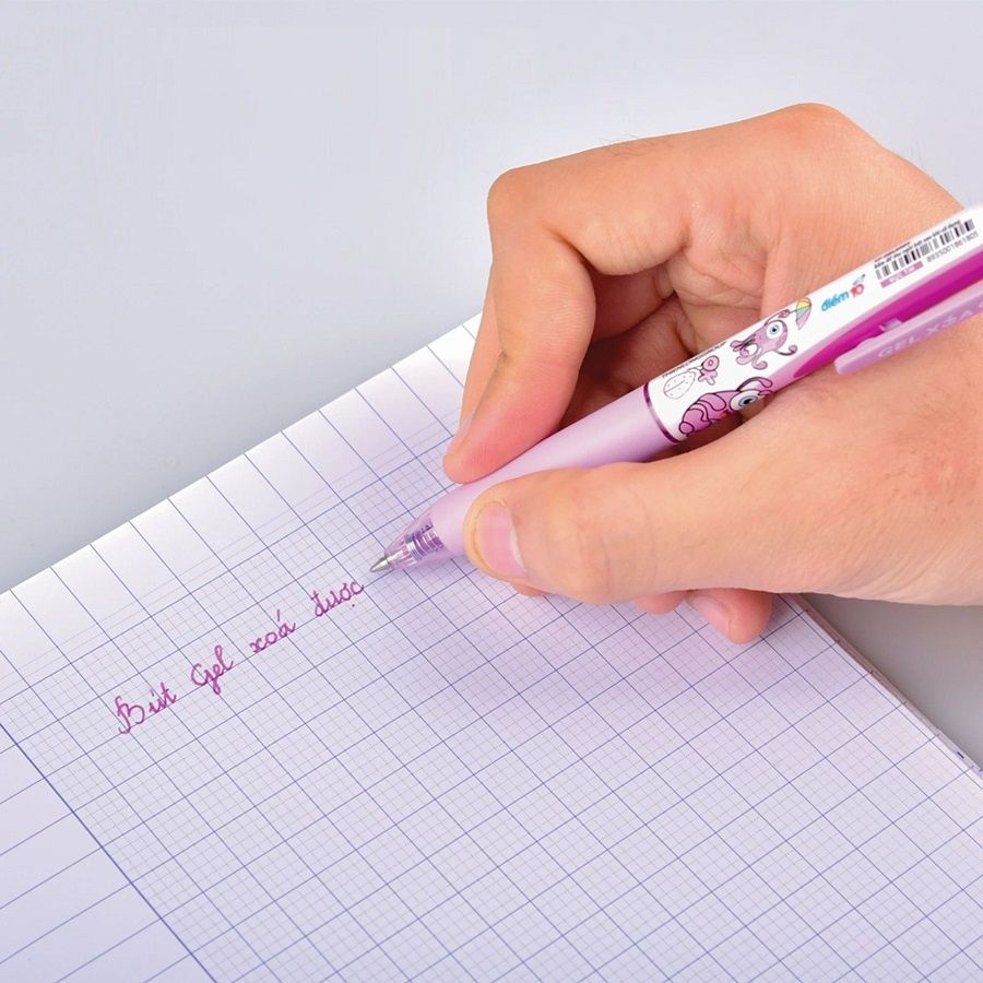 Bút Gel xóa được Mondee Điểm 10 TP-GELE003 / Bút nước tẩy được Gel E003 dạng bấm có ngòi thay GRE003 nét 0.5mm