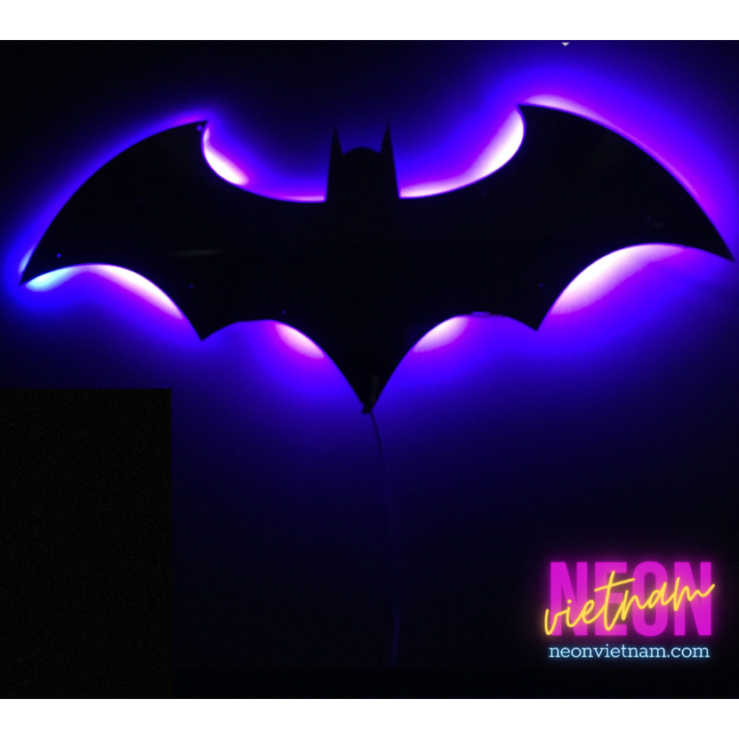 Đèn Neon hắt sáng Batman trang trí nhà cửa