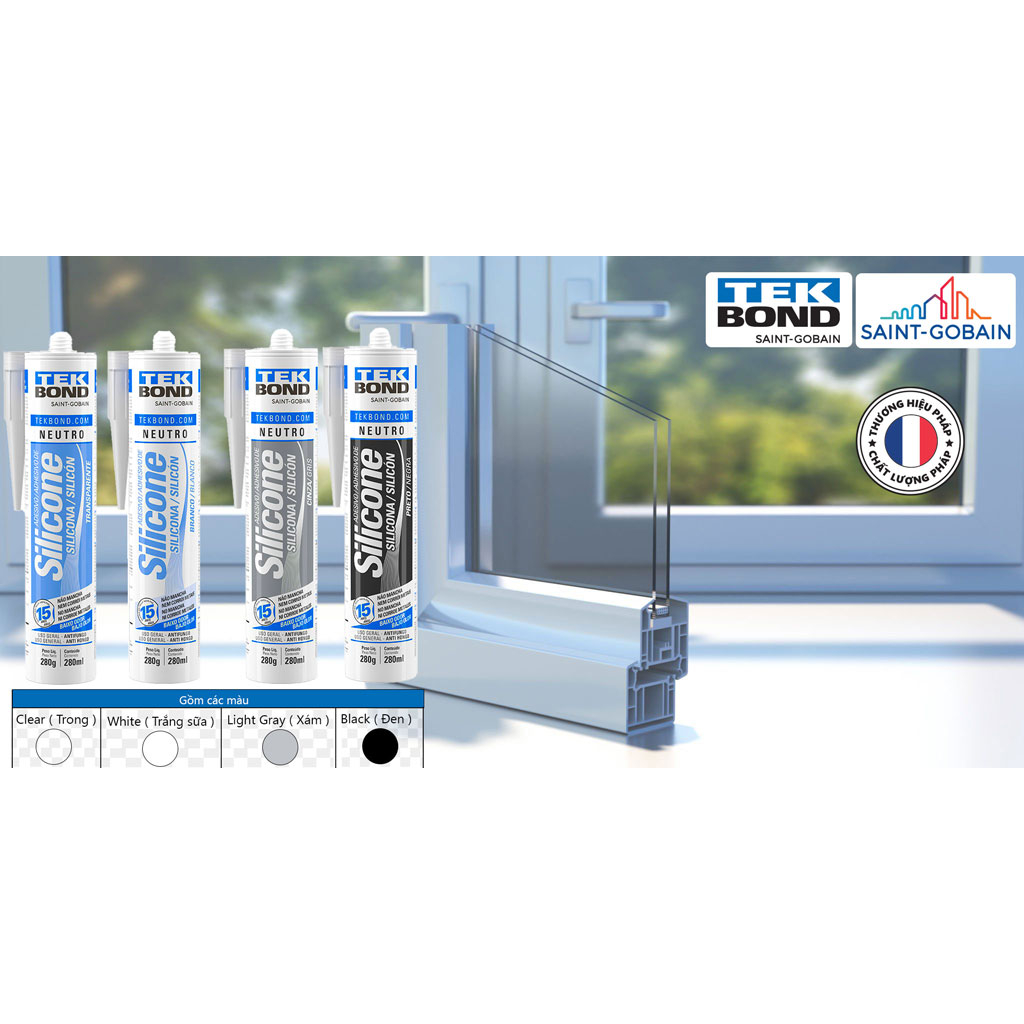 Keo Silicone Tekbond Neutro