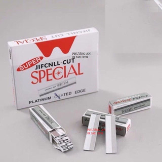 Dao tem cạo lông màu hộp 100 lưỡi - Nối Mi Nail Phun xăm