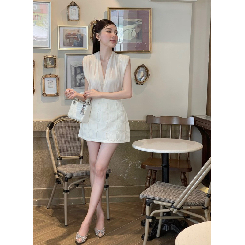 Set Váy Ren Áo SN Chouchou [Ảnh thật cam thường hình cuối]