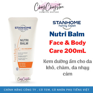 Kem dưỡng stanhome nutri balm face & body care 200ml dưỡng ẩm cho da khô, da nhạy cảm