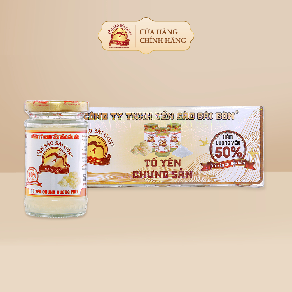 Yến Chưng Sẵn Đường Phèn 50% Yến Nguyên Chất, Yến Chưng Tươi Nguyên Chất Tăng Cường Đề Kháng
