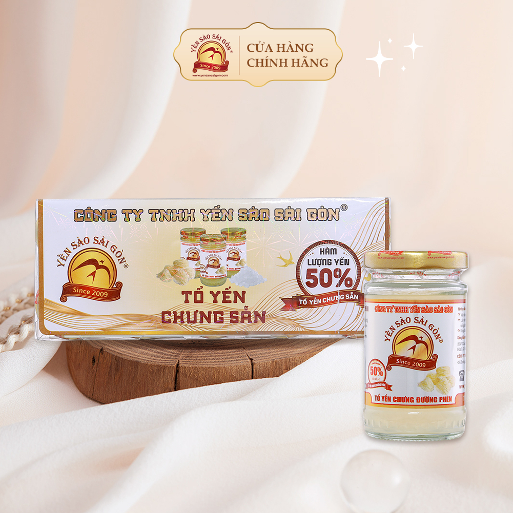Yến Chưng Sẵn Đường Phèn 50% Yến Nguyên Chất, Yến Chưng Tươi Nguyên Chất Tăng Cường Đề Kháng