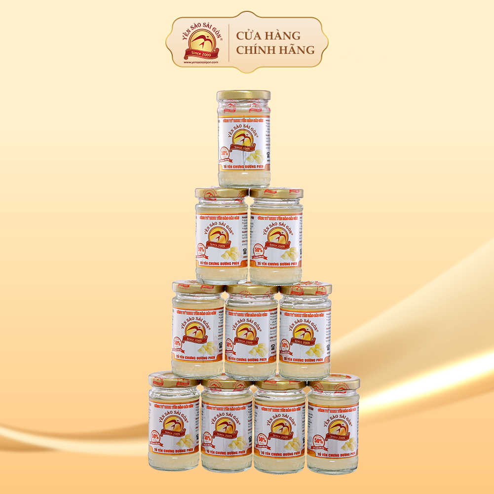 Yến Chưng Sẵn Đường Phèn 50% Yến Nguyên Chất, Yến Chưng Tươi Nguyên Chất Tăng Cường Đề Kháng
