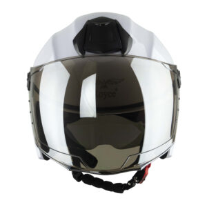 Mũ Bảo Hiểm Trùm Đầu Hai Kính Royce XH01 Trắng Bóng - Lót Tháo Rời – Đủ size M, L, XL – CHÍNH HÃNG – Bảo hành 12 tháng