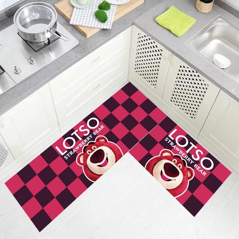 Thảm bếp 3D trang trí nhà bếp phòng ngủ (40*60 + 40*120 cm) cao cấp cao su chống trượt 88201 Tổng Kho Sỉ Gia Dụng
