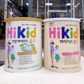 Sữa Bột Hikid tăng chiều cao vị Vani,hikid dê hộp 650g, sữa người già