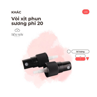 Đầu vòi xịt phun sương cho chai nhựa 100ml