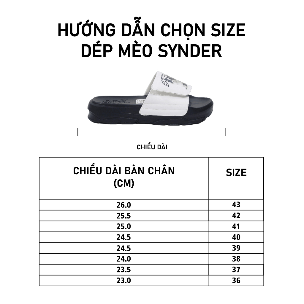 Dép Synder mèo anh lông ngắn quai dán 36 - 43