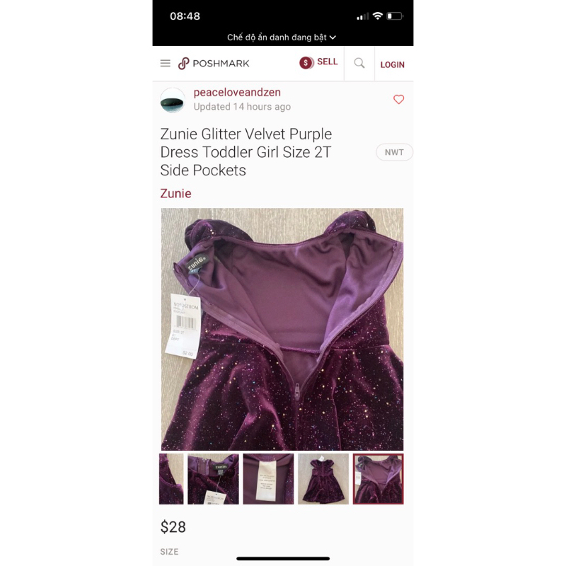 Đầm Xoè Kim Tuyến Bé Gái Sát Nách Tay Cánh Tiên Có Túi ZUNIE Hàng Xuất Xịn Cao Cấp Chất Mịn Siêu Đẹp