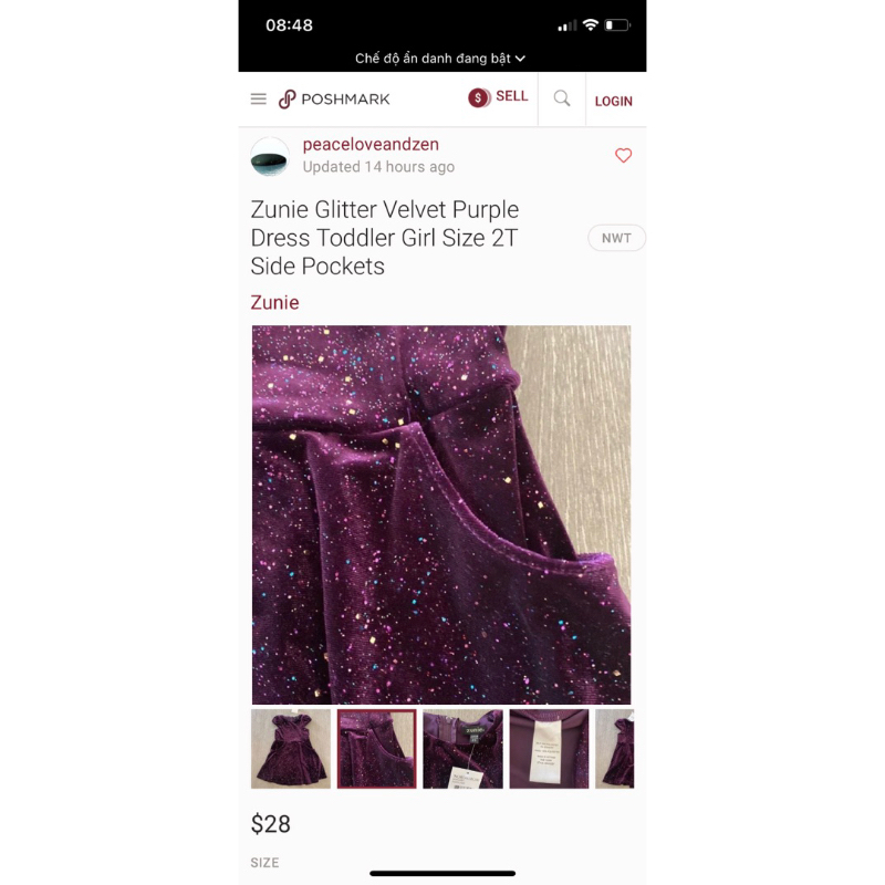 Đầm Xoè Kim Tuyến Bé Gái Sát Nách Tay Cánh Tiên Có Túi ZUNIE Hàng Xuất Xịn Cao Cấp Chất Mịn Siêu Đẹp