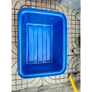Thùng chữ nhật xanh 100 lít nuôi cá, trồng cây, đựng nước, hải sản, linh kiện phế liệu