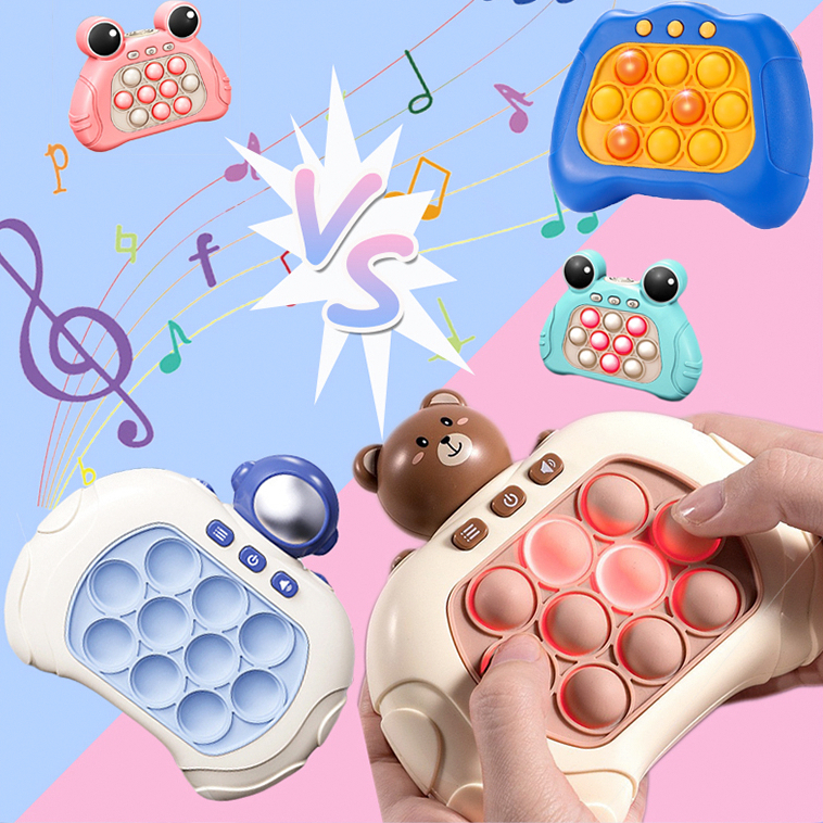 Máy Chơi Game Popit Luyện Phản Xạ Cho Bé Kèm Nút Bấm Theo Nhạc