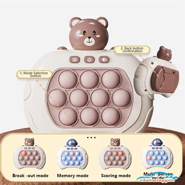 Máy Chơi Game Popit Luyện Phản Xạ Cho Bé Kèm Nút Bấm Theo Nhạc