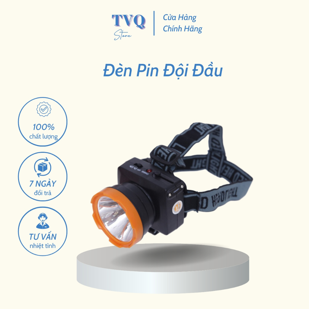 [Mã ICBFRI15 giảm 10% đơn 0đ] Đèn Pin Đội Đầu Siêu Sáng (TVQ.Store)